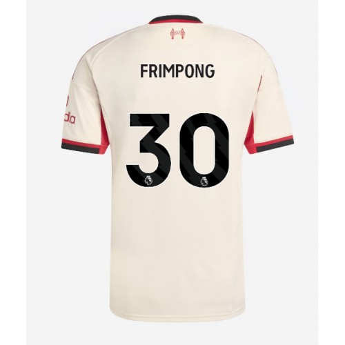 Liverpool Jeremie Frimpong #30 Bortatröja 2025-26 Kortärmad Liverpool Jeremie Frimpong #30 Bortatröja 2025-26 Kortärmad